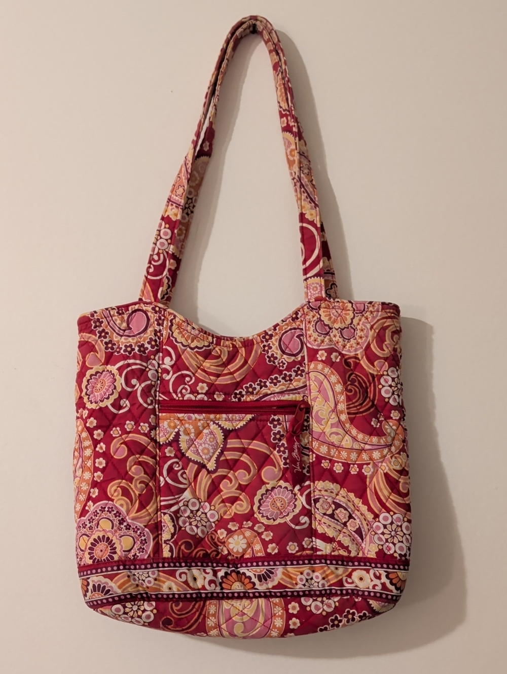 Vera Bradley Retired Raspberry Fizz Bag